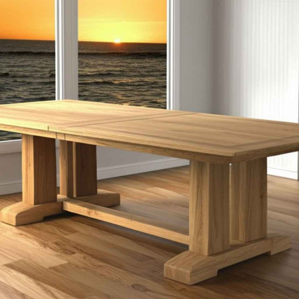Rustic Oak Dining Table